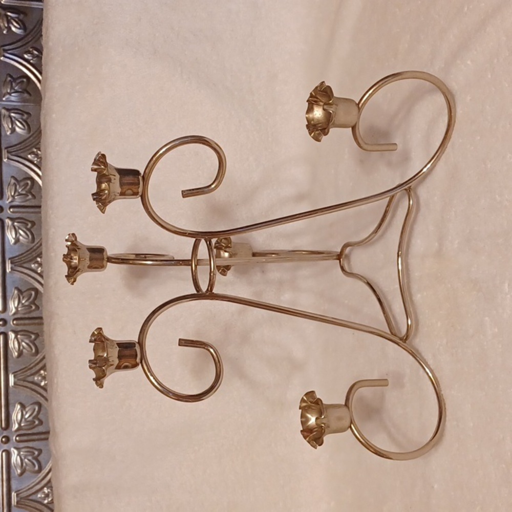 Vintage home Interior candle holder center peice